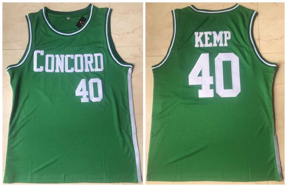Concord Academy 40 Shawn Kemp Green High School Basketball Jersey,We sell and wholesale Concord Academy 40 Shawn Kemp Green High School Basketball Jersey on line form chian!